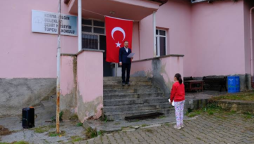 Tek öğrencisi olan okulda tören: “İşte Cumhuriyet tam olarak budur”