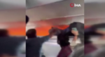 Yolcunun cihazı uçakta yangın çıkardı