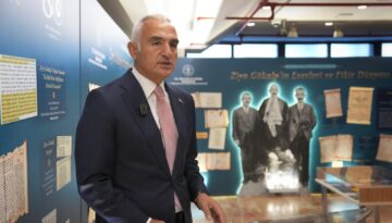 Ziya Gökalp’in doğumunun 150’nci yılına özel sergi. Milli Kütüphane’de açıldı